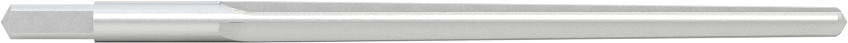 Konik Pimli Delikler için Kare Şaftlı Rayba, Düz Yiv, 3,3600 mm x 2,4000 mm Rayba Çapı