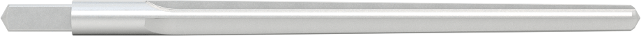 Konik Pimli Delikler için Kare Şaftlı Rayba, Düz Yiv, 5,2600 mm x 3,9000 mm Rayba Çapı