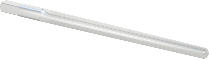 Konik Pimli Delikler için Kare Şaftlı Rayba, Düz Yiv, 5,2600 mm x 3,9000 mm Rayba Çapı