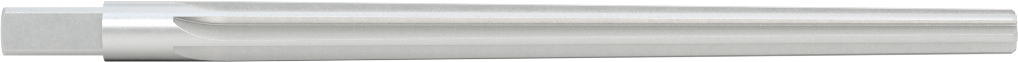 Konik Pimli Delikler için Kare Şaftlı Rayba, Düz Yiv, 8,0000 mm x 5,9000 mm Rayba Çapı