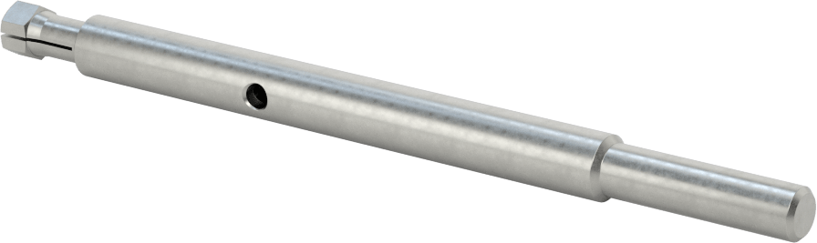 İki Parçalı Uzatma, 1/16" Yuvarlak Şaftlı Matkap Ucu için, 4-1/2" Uzunluk, 5/16" OD