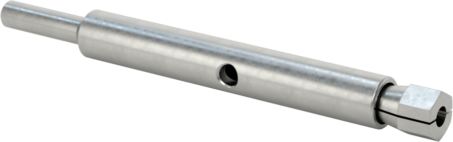 İki Parçalı Uzatma, 11/64" yuvarlak şaftlı matkap ucu için, 4-1/2" Uzunluk, 7/16" OD