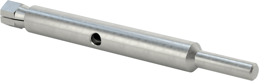 İki Parçalı Uzatma, 3/16" Yuvarlak Şaftlı Matkap Ucu için, 4-1/2" Uzunluk, 7/16" OD