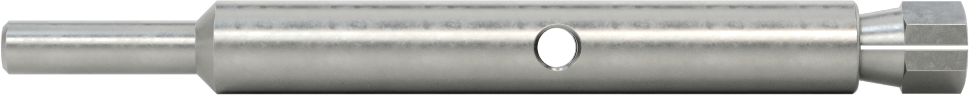 İki Parçalı Uzatma, 7/32" Yuvarlak Şaftlı Matkap Ucu için, 4-1/2" Uzunluk, 7/16" OD