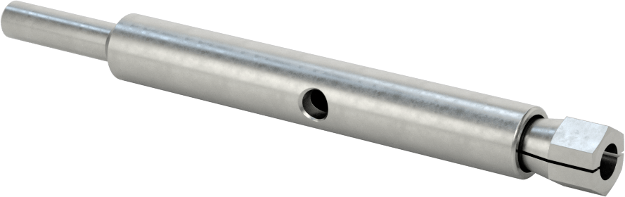 İki Parçalı Uzatma, 7/32" Yuvarlak Şaftlı Matkap Ucu için, 4-1/2" Uzunluk, 7/16" OD