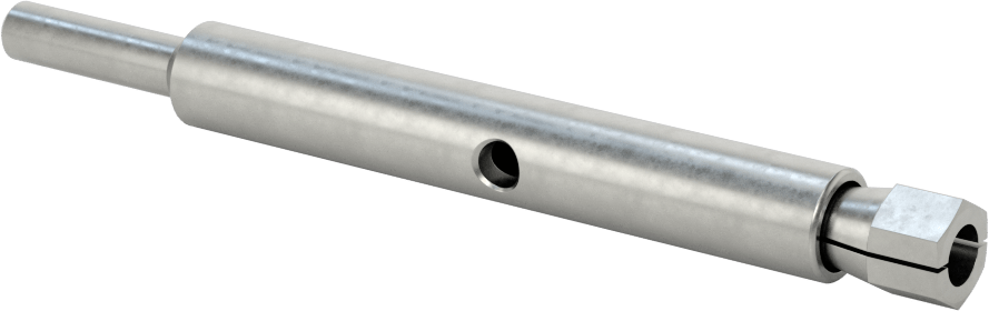 İki Parçalı Uzatma, 15/64" Yuvarlak Şaftlı Matkap Ucu için, 4-1/2" Uzunluk, 7/16" OD