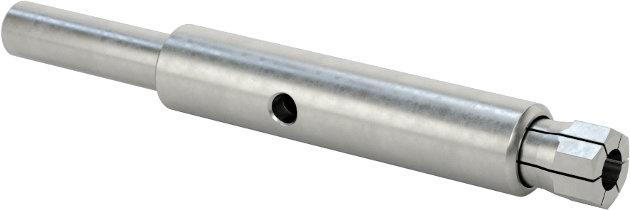 İki Parçalı Uzatma, 1/4" Yuvarlak Şaftlı Matkap Ucu için, 4-1/2" Uzunluk, 9/16" OD