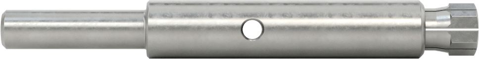 İki Parçalı Uzatma, 1/4" Yuvarlak Şaftlı Matkap Ucu için, 4-1/2" Uzunluk, 9/16" OD