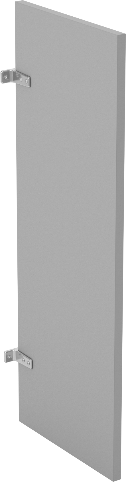 Boyalı Çelik Pisuar Bölmesi, Duvara Asılan, 48“ Yükseklik x 1” Genişlik x 18" Derinlik Toplam