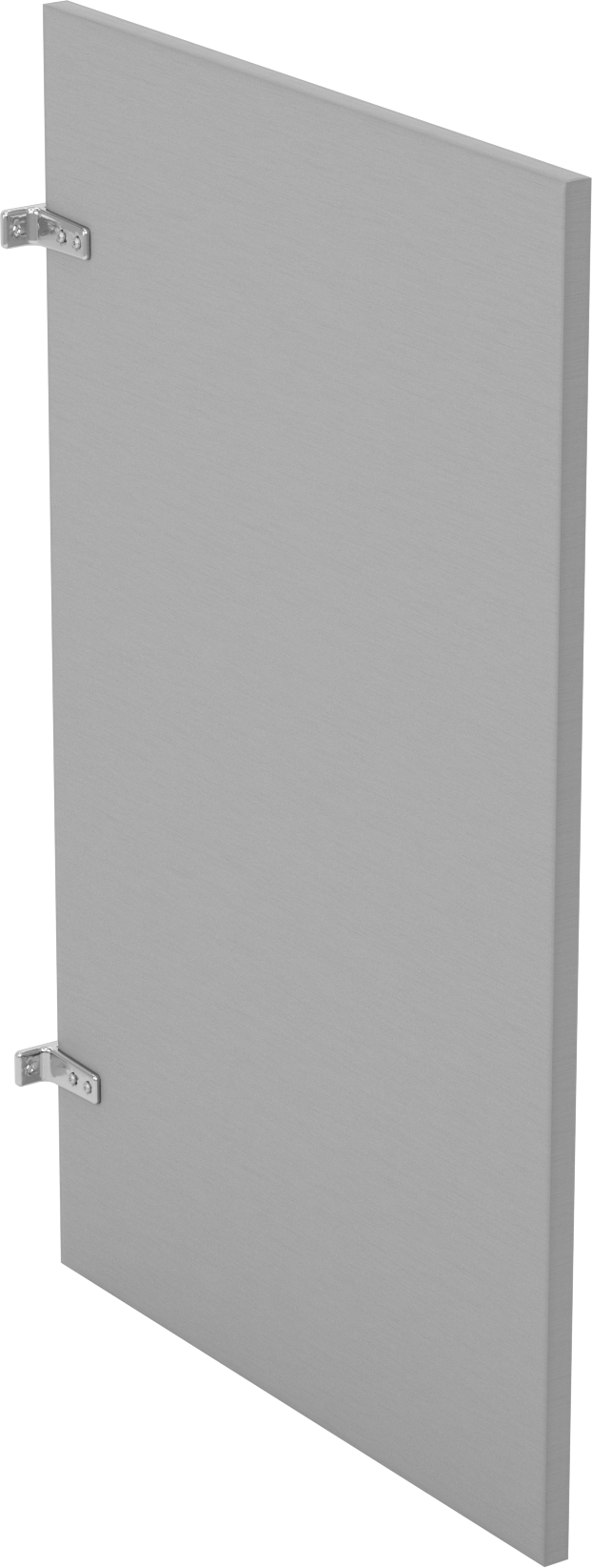 Boyalı Çelik Pisuar Bölmesi, Duvara Asılan, 48“ Yükseklik x 1” Genişlik x 30" Toplam Derinlik