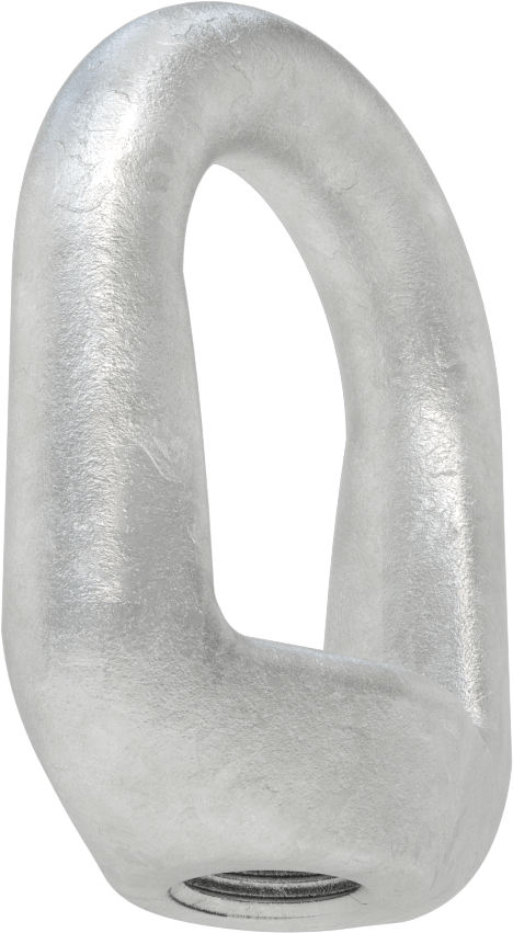 Galvanizli Çelik Halka Somun - Kaldırma için, 1-1/2"-6 Diş Boyutu