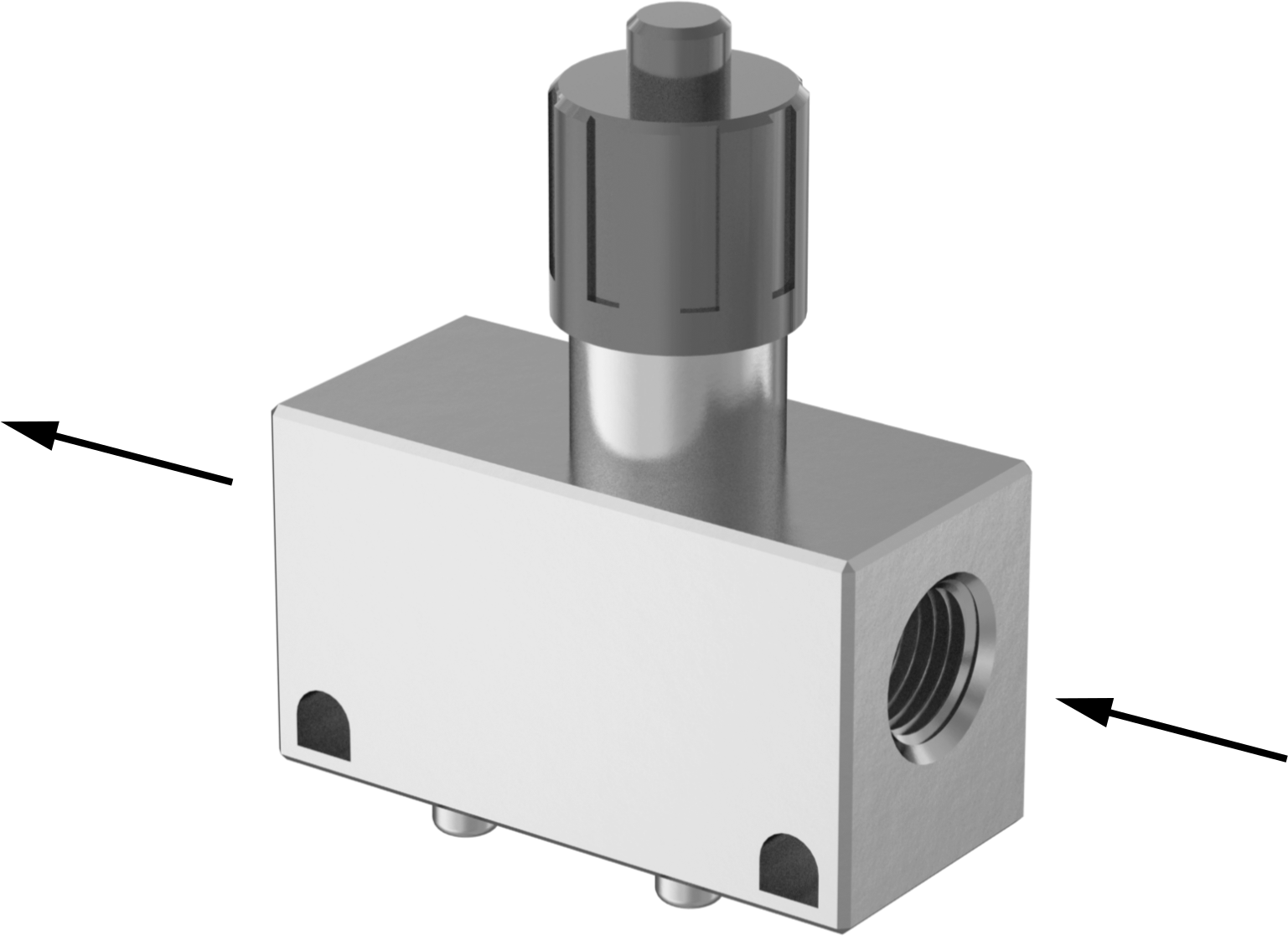 Threaded Female Inlet × Threaded Female Outlet