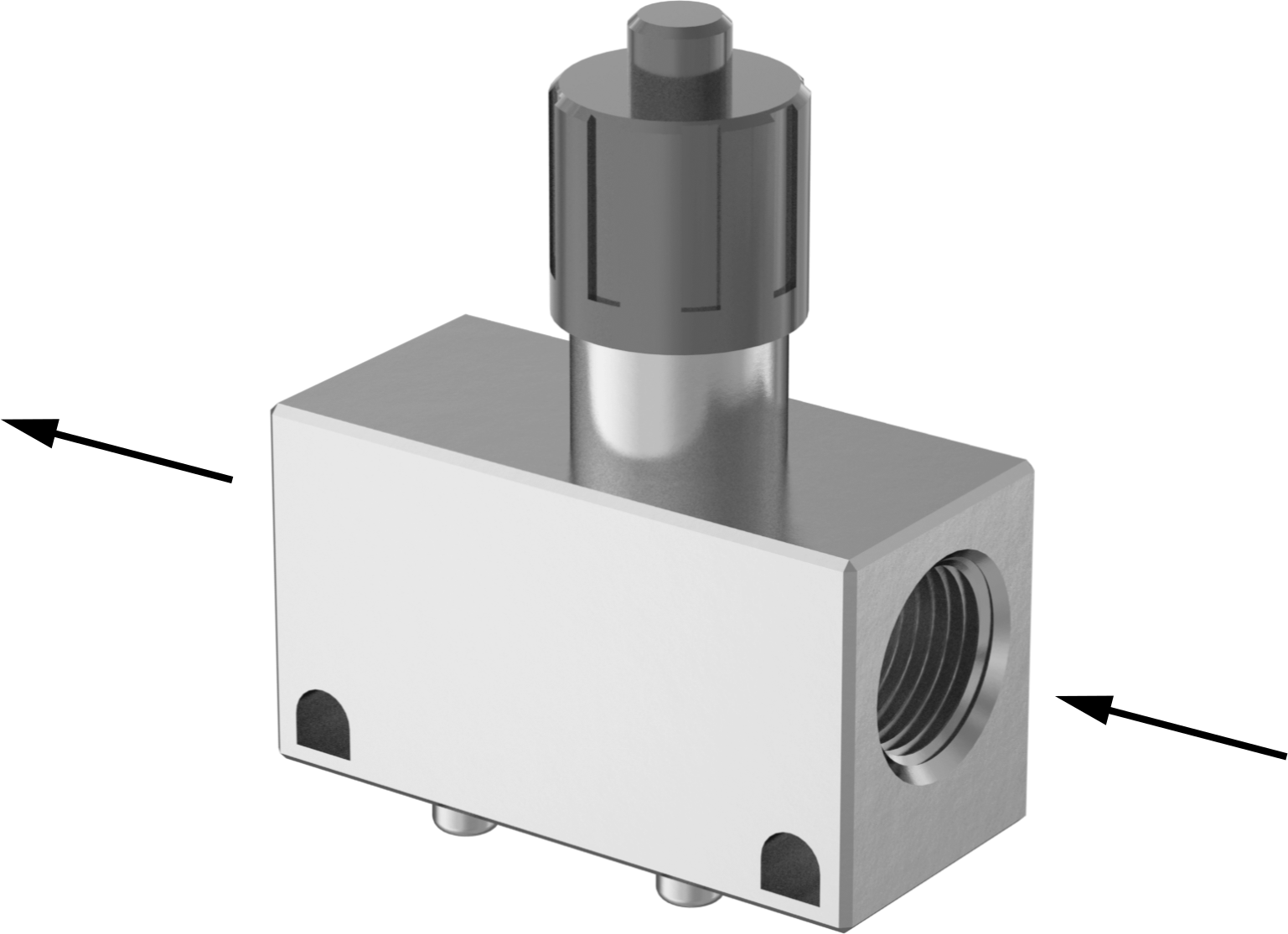 Threaded Female Inlet × Threaded Female Outlet