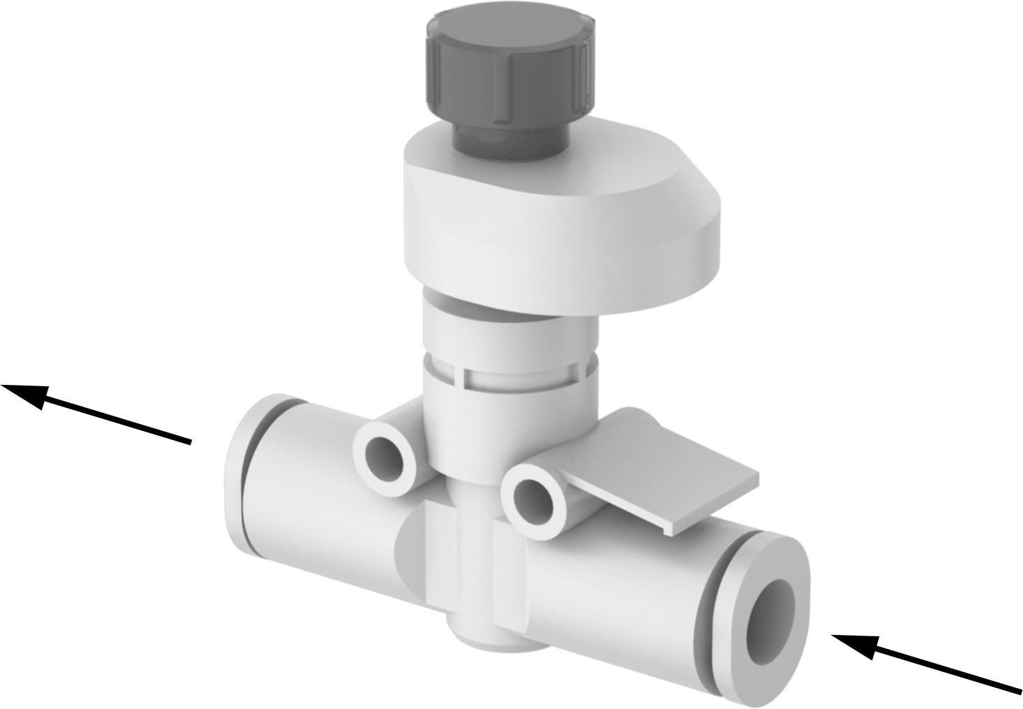 Push-To-Connect Female Inlet × Push-To-Connect Female Outlet