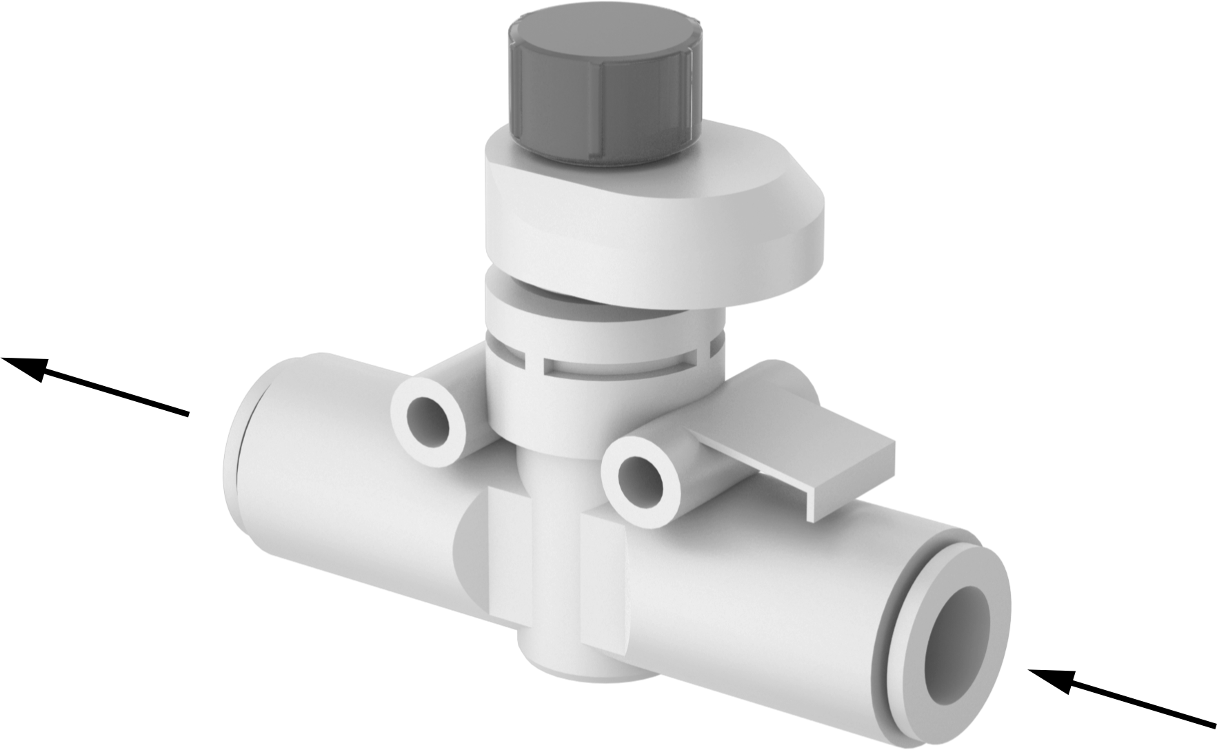 Push-To-Connect Female Inlet × Push-To-Connect Female Outlet