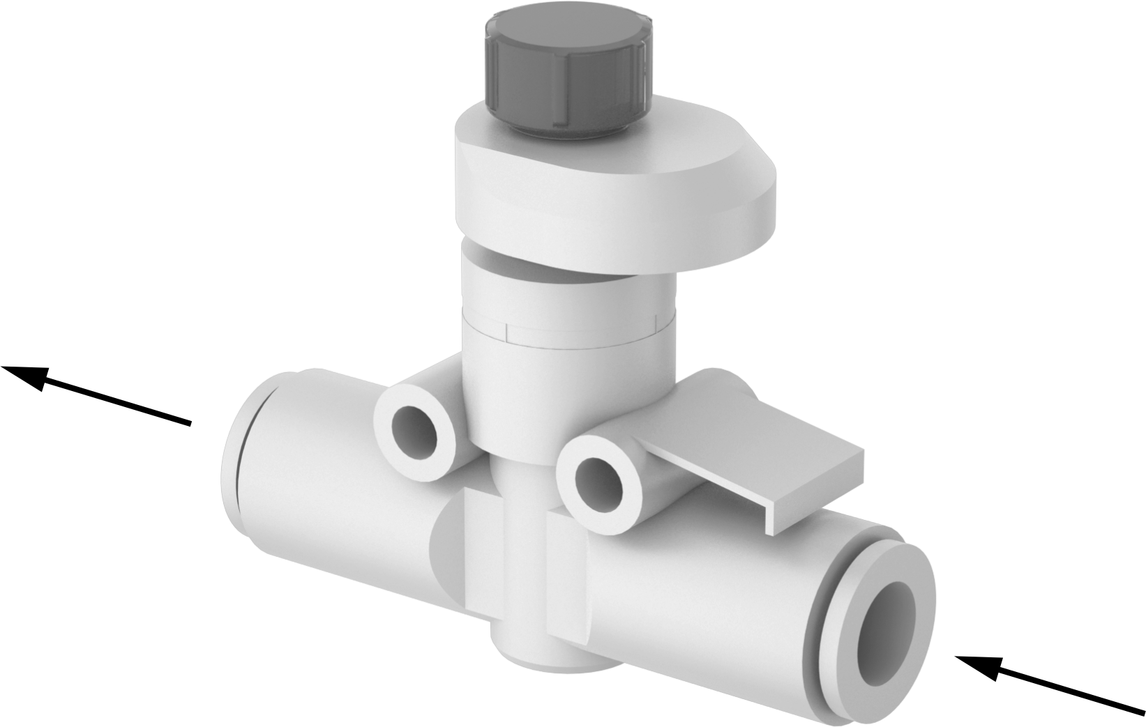 Push-To-Connect Female Inlet × Push-To-Connect Female Outlet