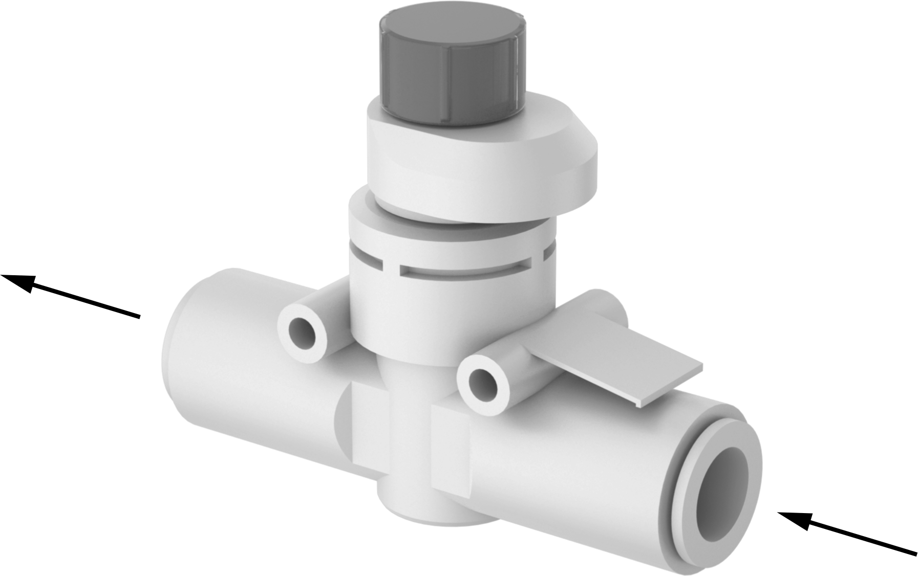 Push-To-Connect Female Inlet × Push-To-Connect Female Outlet