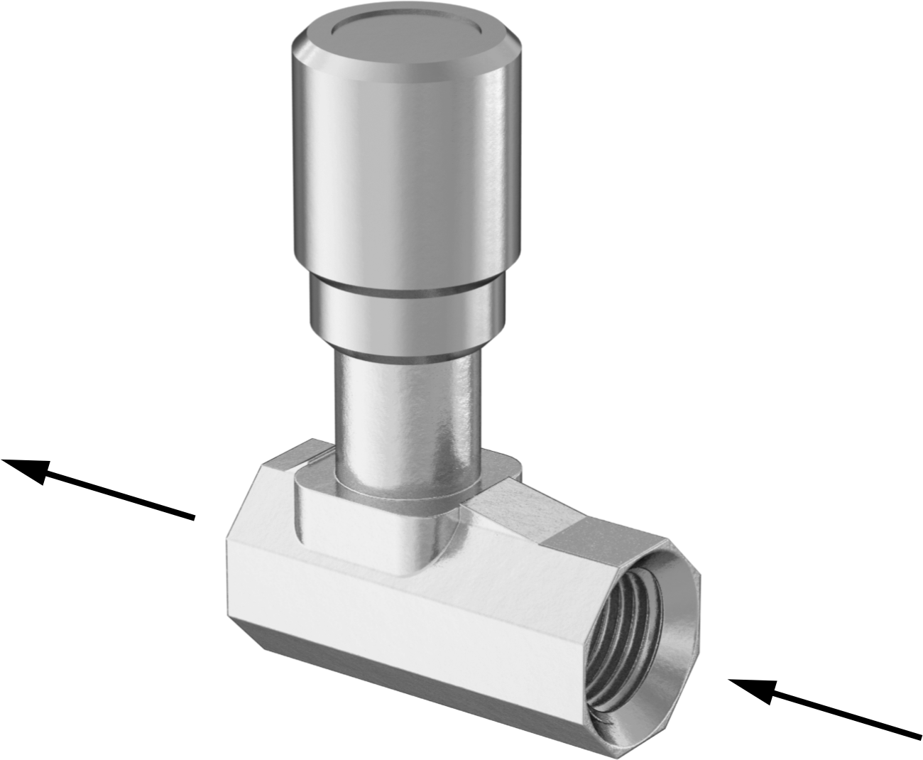 Threaded Female Inlet × Threaded Female Outlet