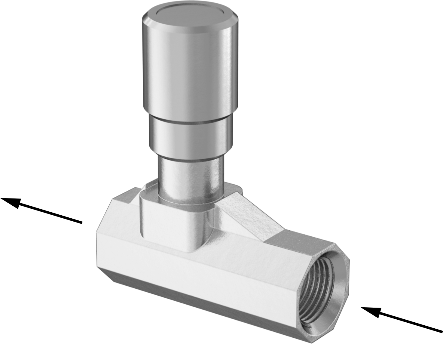 Threaded Female Inlet × Threaded Female Outlet