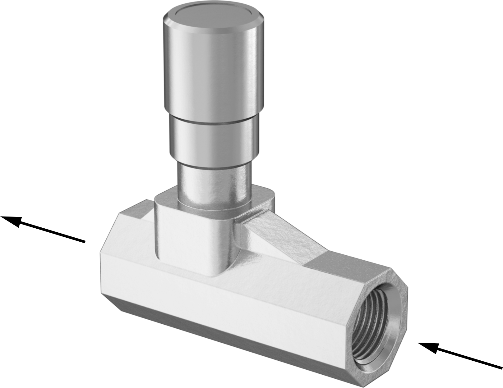 Threaded Female Inlet × Threaded Female Outlet