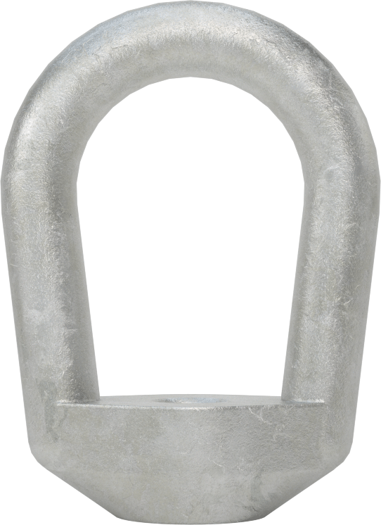 Galvanizli Çelik Halka Somun - Kaldırma için, 1/4"-20 Diş Boyutu