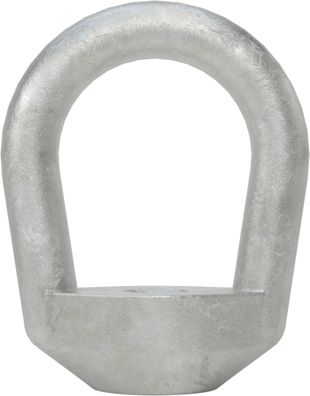 Galvanizli Çelik Halka Somun - Kaldırma için, 7/16"-14 Diş Boyutu