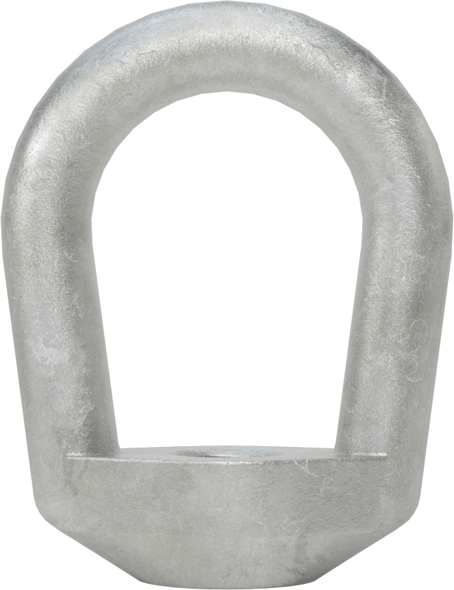 Galvanizli Çelik Halka Somun - Kaldırma için, 5/8"-11 Diş Boyutu