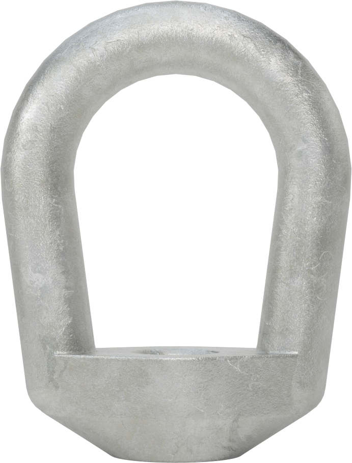 Galvanizli Çelik Halka Somun - Kaldırma için, 3/4"-10 Diş Boyutu