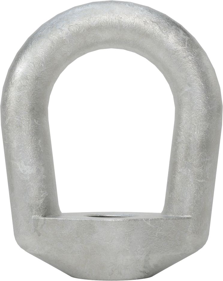 Galvanizli Çelik Halka Somun - Kaldırma için, 7/8"-9 Diş Boyutu