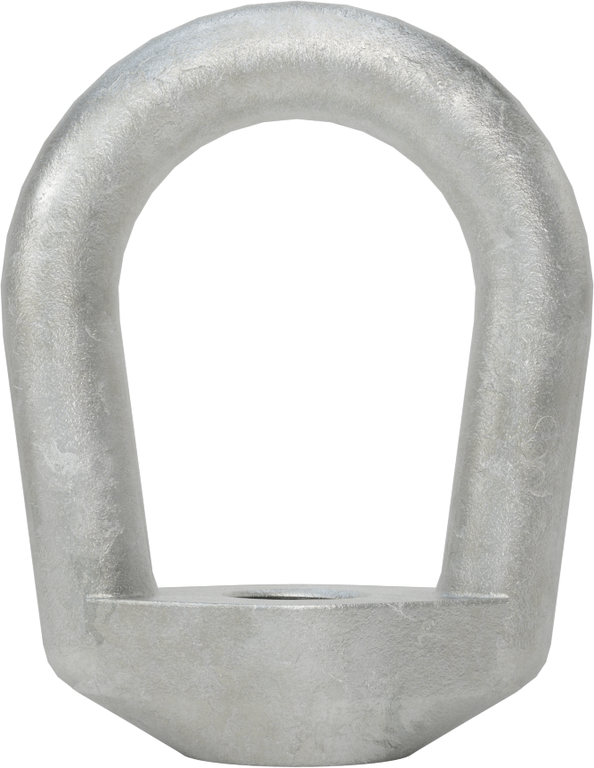 Galvanizli Çelik Halka Somun - Kaldırma için, M16x2 Diş Boyutu