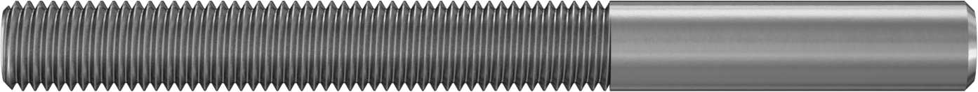 316 Paslanmaz Çelik Gerdirme - Kaldırma Amaçlı Değil, Sadece Dişsiz Uç, 3/4"-10 Sol Diş, 5" Diş Uzunluğu