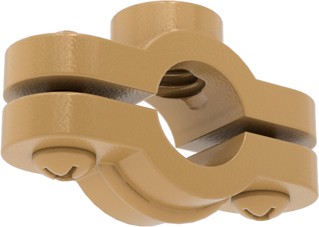 Snug-Hold Dişli Çubuk Montajlı Sıkıştırma Askısı, Epoksi Kaplı Demir, 1/2" ID