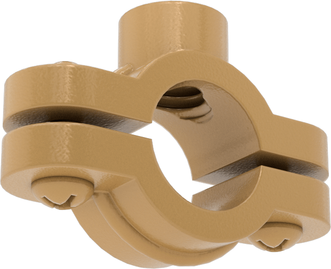 Snug-Hold Dişli Çubuk Montajlı Sıkıştırma Askısı, Epoksi Kaplı Demir, 5/8" ID