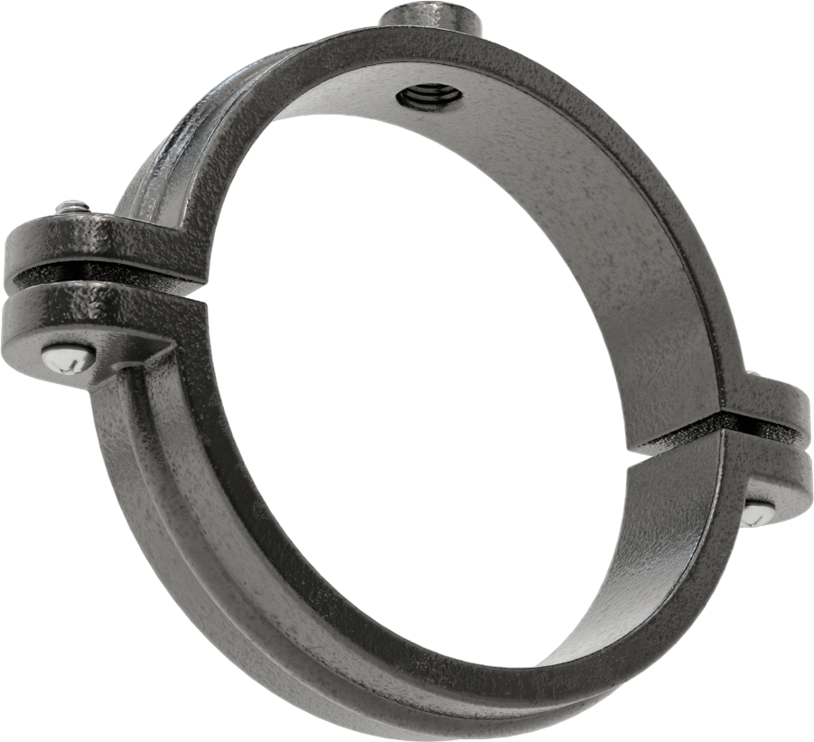 Snug-Hold Dişli Çubuk Montajlı Sıkıştırma Askısı, Demir, 4-1/2" ID