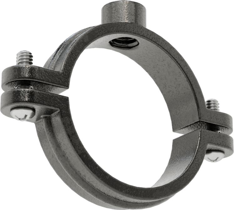 Snug-Hold Dişli Çubuk Montajlı Sıkıştırma Askısı, Demir, 1-7/8" ID