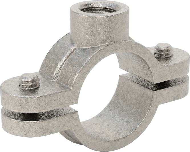 Snug-Hold Dişli Çubuk Montajlı Sıkıştırma Askısı, 304 Paslanmaz Çelik, 7/8" ID