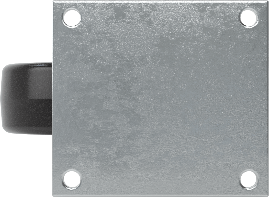 5-1/2“ x 5” Plakalı Yüksek Kapasiteli Vulcan Tekerlek, 6 inç Çapında Fenolik Tekerlekli Döner Tekerlek