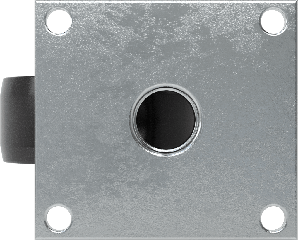 5-1/2“ x 5” Plakalı Yüksek Kapasiteli Vulcan Tekerlek, 5 inç Çapında Naylon Tekerlekli Döner Tekerlek