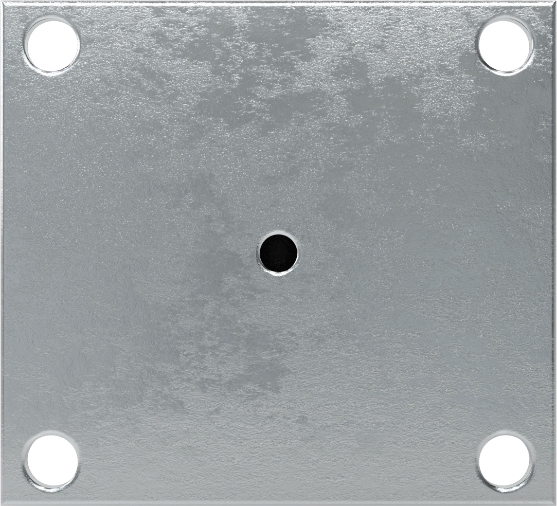 5-1/2“ x 5” Plakalı Yüksek Kapasiteli Vulcan Tekerlek, 5 inç Çapında Naylon Tekerlekli Sert