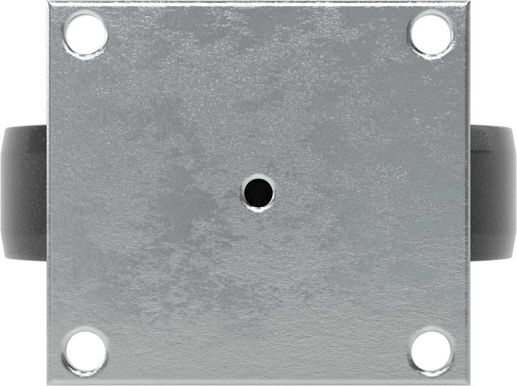 5-1/2“ x 5” Plakalı Yüksek Kapasiteli Vulcan Tekerlek, 8 inç Çapında Naylon Tekerlekli Sert