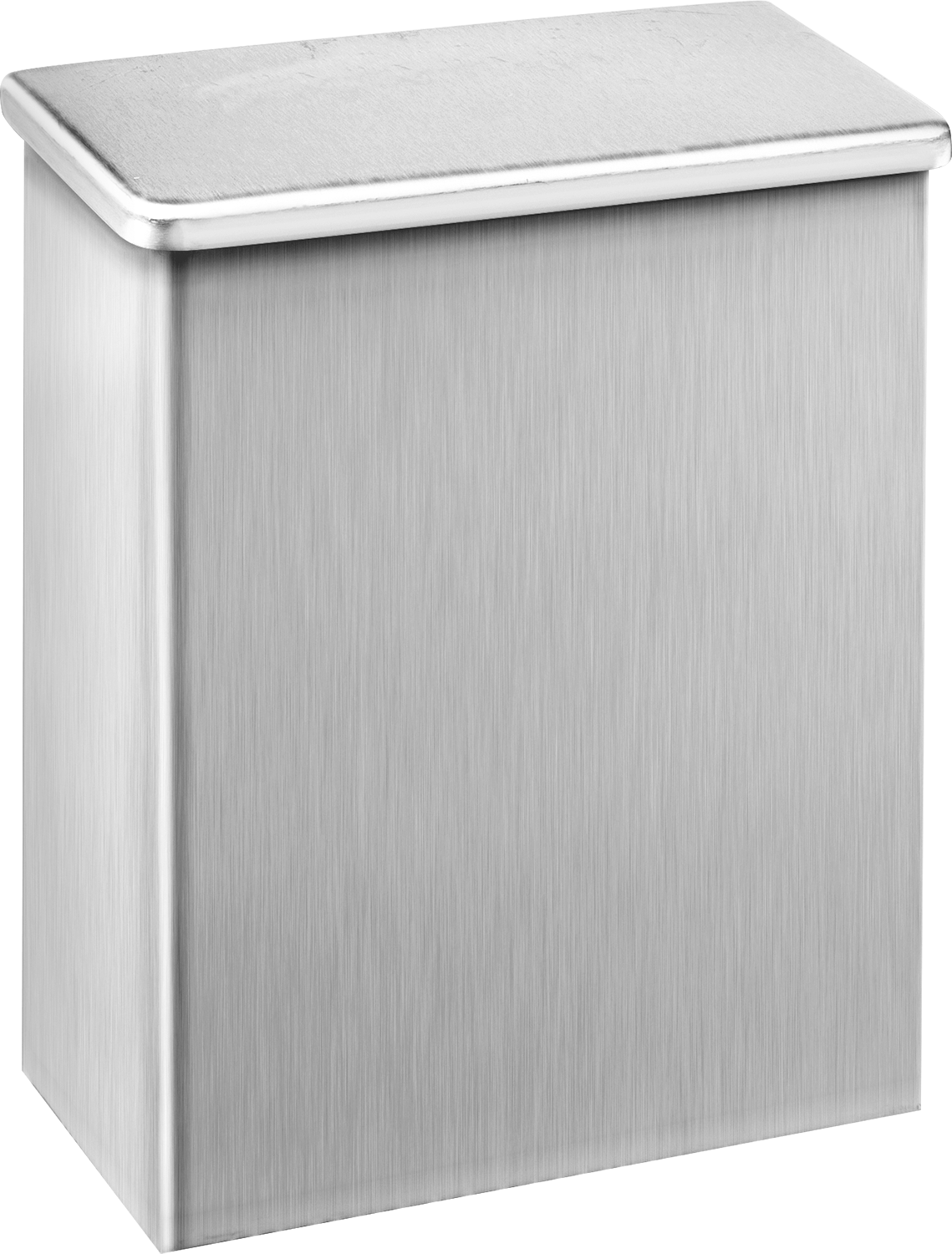 Sıhhi Ped Çöp Kovası, 9-3/4“ Yükseklik x 7-3/4” Genişlik x 4" Derinlik