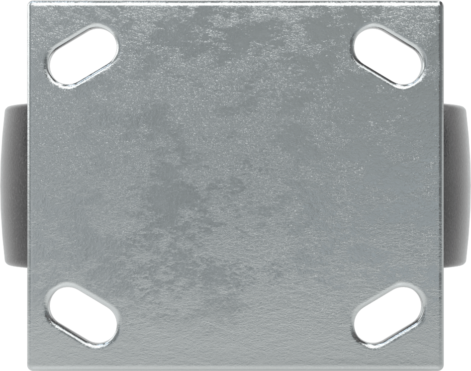 4-1/2“ x 4” Montaj Plakalı Samson Tekerlek, 6" Çaplı Polipropilen Tekerlekli Sert, Açık Rulman