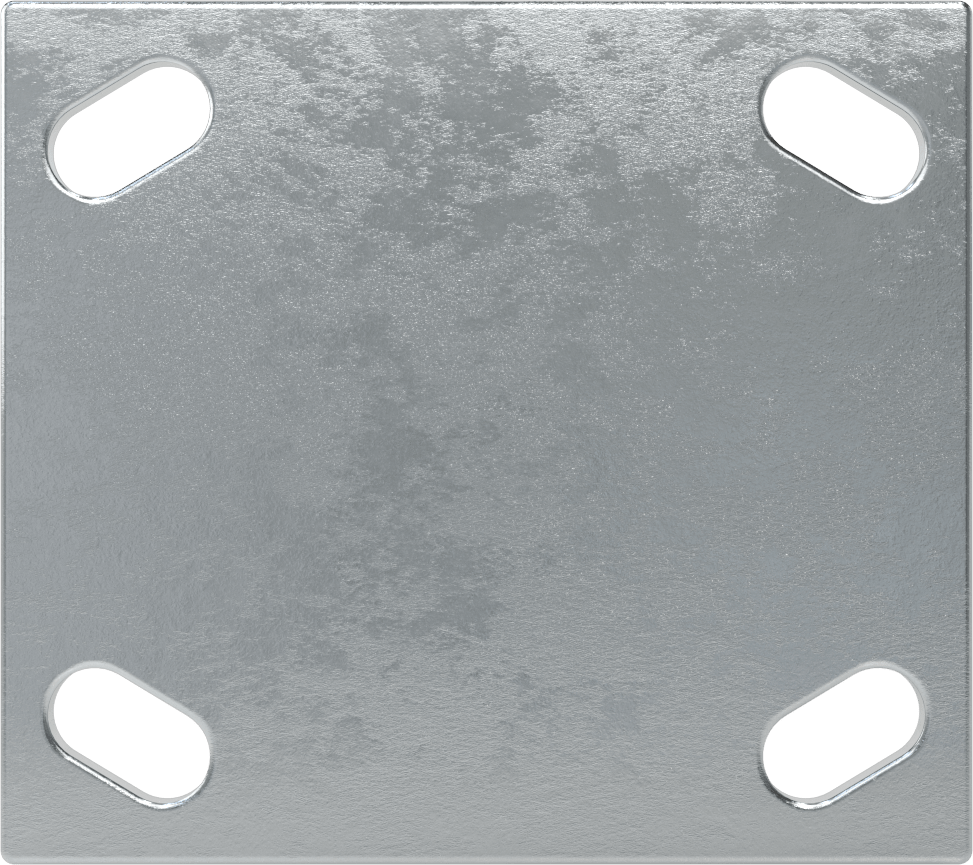 4-1/2“ x 4” Montaj Plakalı Samson Tekerlek, 3-1/4" Çaplı Fenolik Tekerlekli Sert