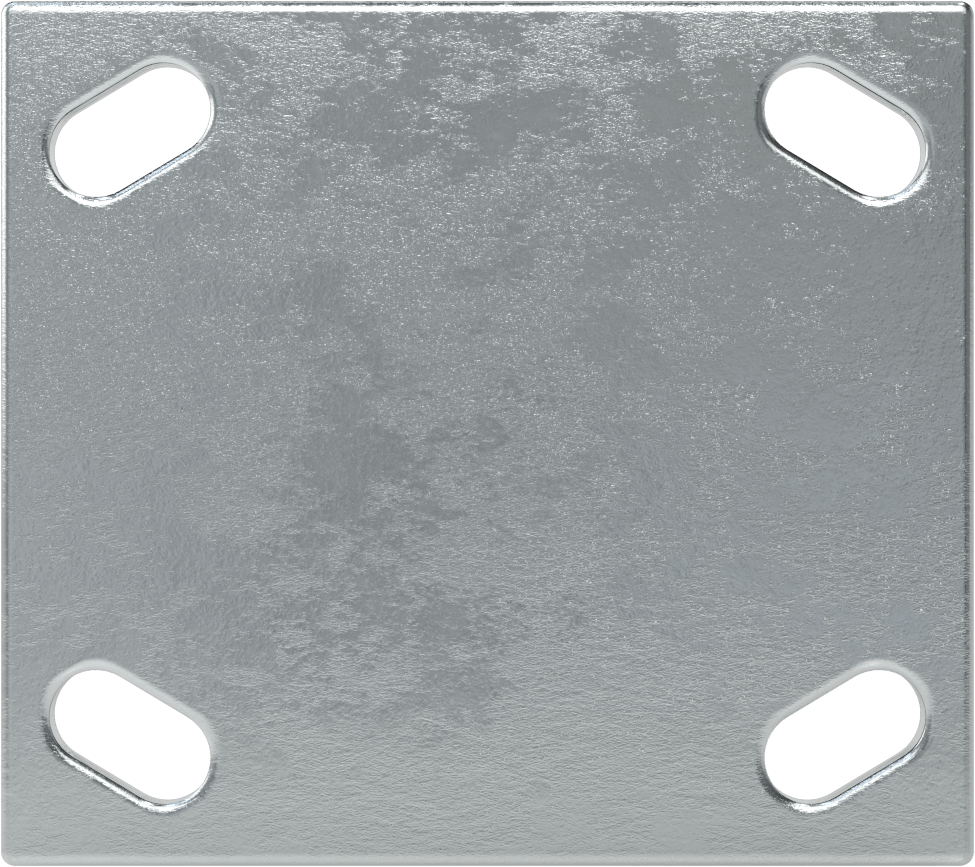 4-1/2“ x 4” Montaj Plakalı Samson Tekerlek, 5" Çapında Fenolik Tekerlekli Sert
