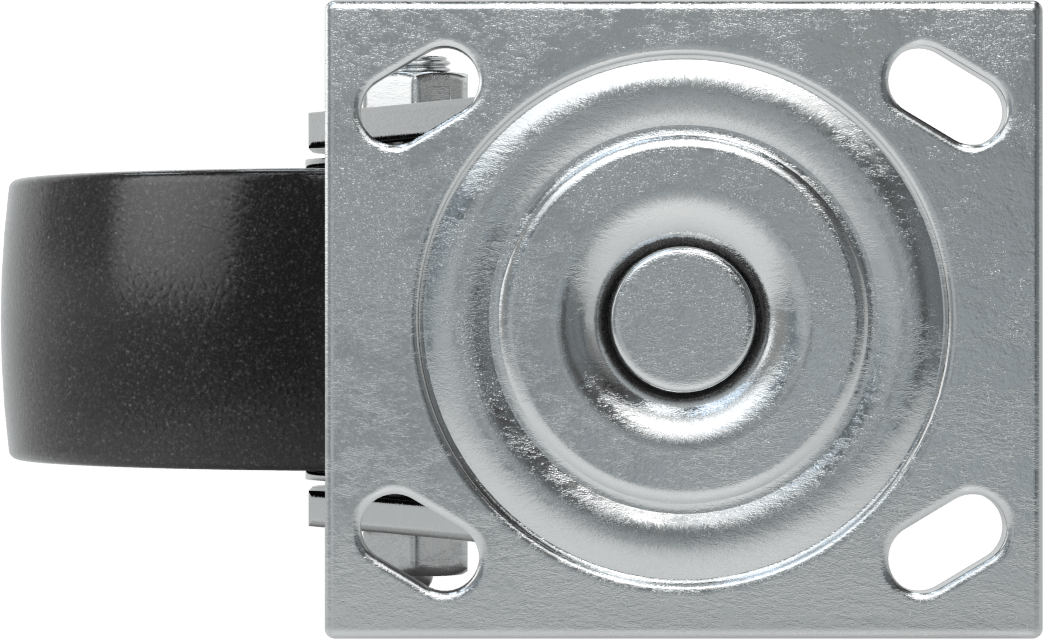 4-1/2“ x 4” Montaj Plakalı Samson Tekerlek, 6" Çaplı Polipropilen Tekerlekli Döner Tekerlek, Koruyuculu Rulman