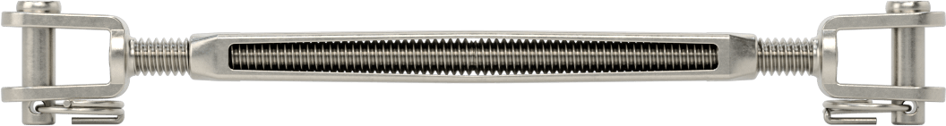 316 Paslanmaz Çelik Gerdirme - Kaldırma Amaçlı Değil, Çatal-Çatal, 400 lbs. Kapasite, 6-1/4" Geri Çekilmiş Uzunluk