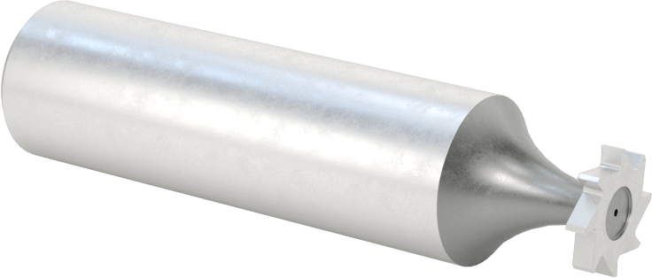 Anahtar Yuvası Uçlu Freze, Yüksek Hızlı Çelik, 3/8“ Çap x 1/16” Kalınlık Freze