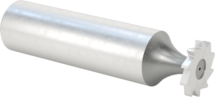 Anahtar Yuvası Uçlu Freze, Yüksek Hızlı Çelik, 1/2“ Çap x 1/16” Kalınlıkta Freze