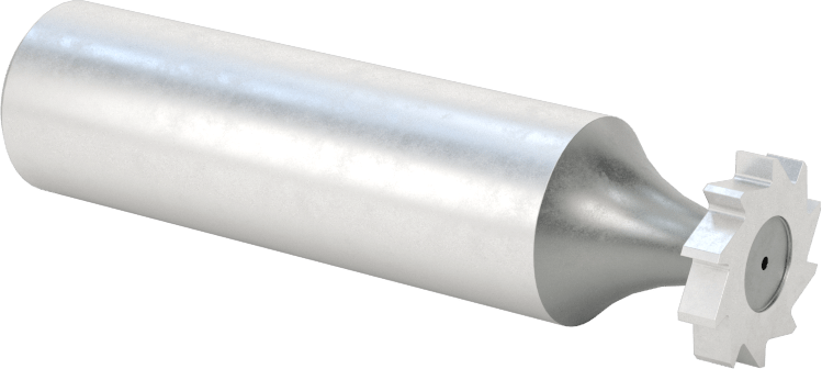 Anahtar Yuvası Uçlu Freze, Yüksek Hızlı Çelik, 1/2“ Çap x 3/32” Kalınlıkta Freze