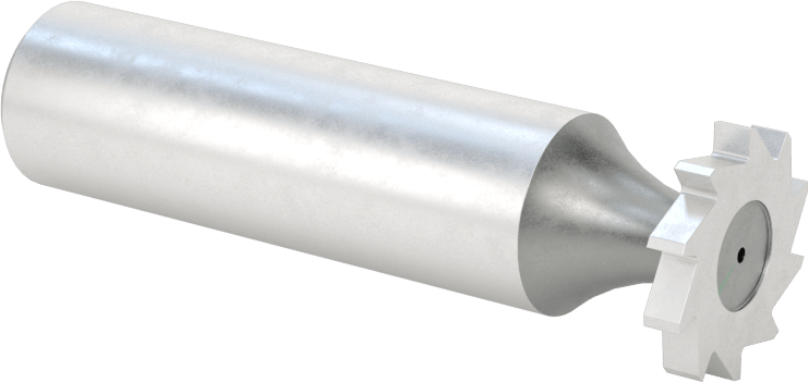 Anahtar Yuvası Uçlu Freze, Yüksek Hızlı Çelik, 5/8“ Çap x 3/32” Kalınlık Freze